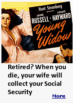 That young trophy wife of yours? She's exciting, she's breathtaking, and when you die, she's collecting your Social Security check. 